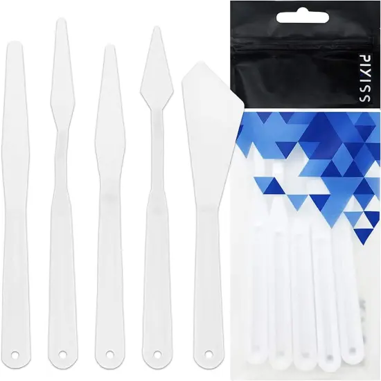 Pixiss Plastic Palette Knife Set {1}