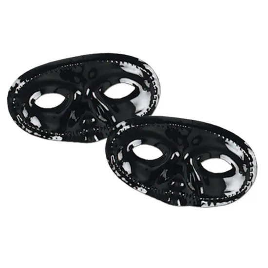Black Half Mask (Pack of 24) {1}