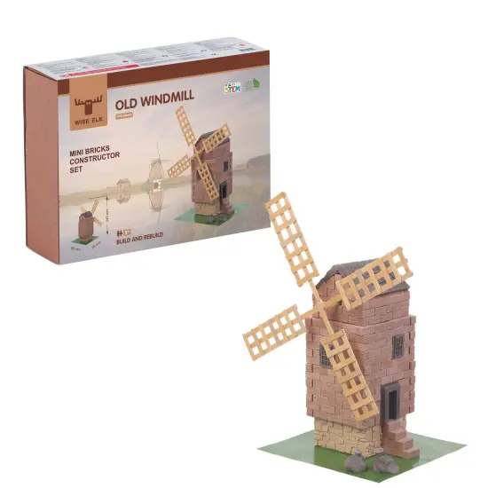 Mini Bricks Construction Set - Old Windmill {1}