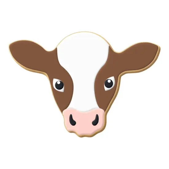 Steer Head Cookie Cutter 3.5 in, CookieCutter.com, Tin Plated Steel, Handmade in the USA {3}