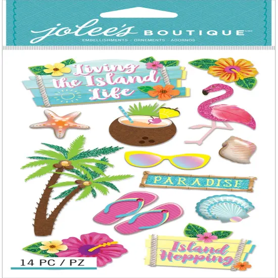 Jolee's Boutique Island Life Dimensional Stickers {1}