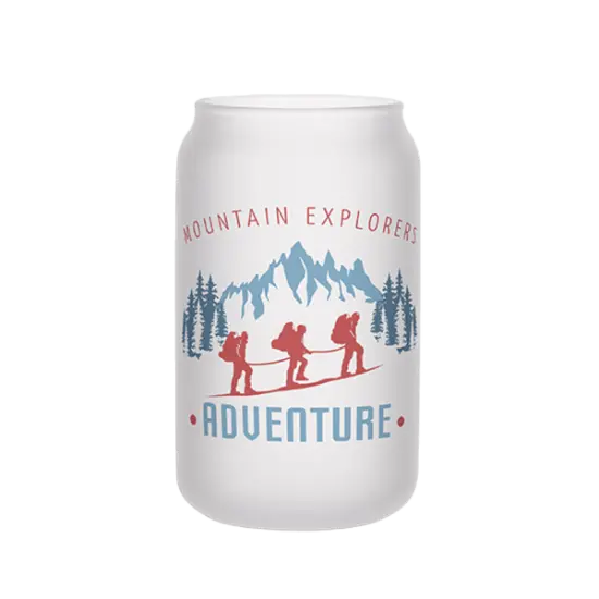 13oz Glass Mug (Frosted) {2}