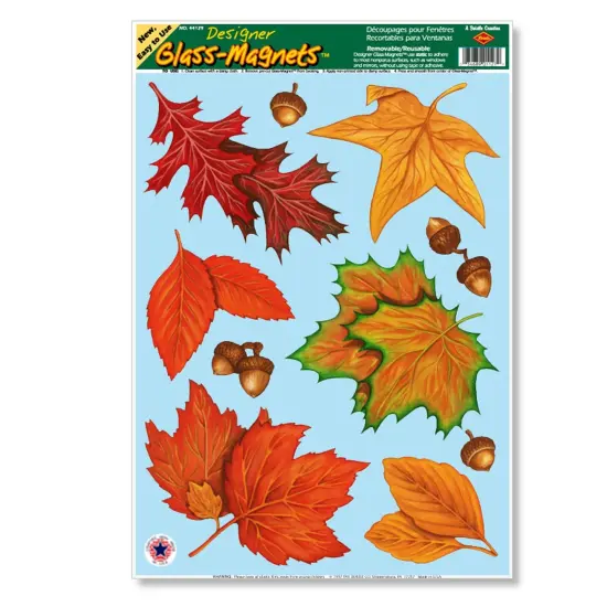 Fall Leaf Clings (Pack of 12) {1}