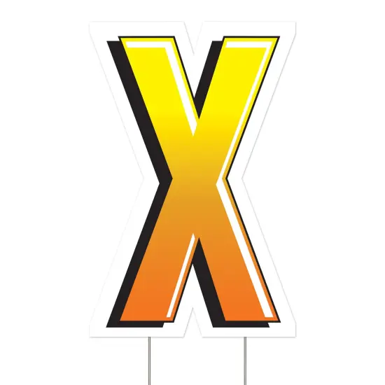 PlasticXYard Sign, (Pack Of 3) {1}