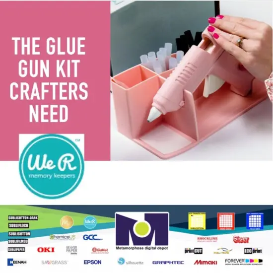 We R Memory Keepers - Maker's Glue Gun Kit - Pink 60000027 {1}