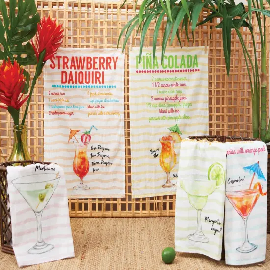 Cosmo Printed Flour Sack Kitchen Towel DishTowel {3}