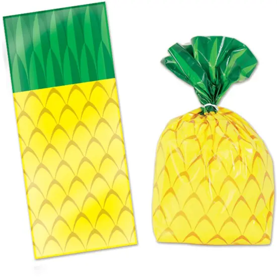 Pineapple Cello Bags (Pack of 12) {1}