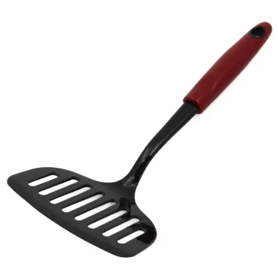 Chef Craft 12" Select Nylon Jumbo Wide Slotted Turner Spatula {1}