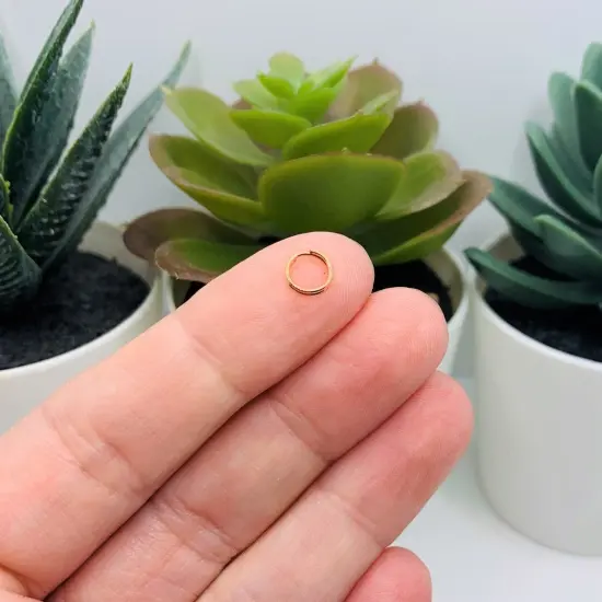 100, 500 or 1,000 Pieces: 6 mm Dark Rose Gold Split Double Jump Rings {3}