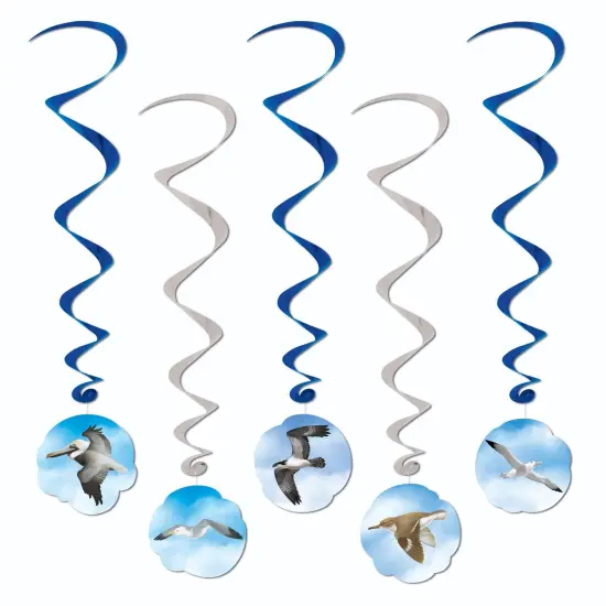 Ocean Bird Whirls (Pack of 6) {1}