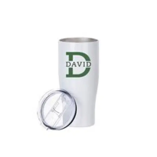 20oz Simply Sublimation Tumbler with Lid (White) {3}