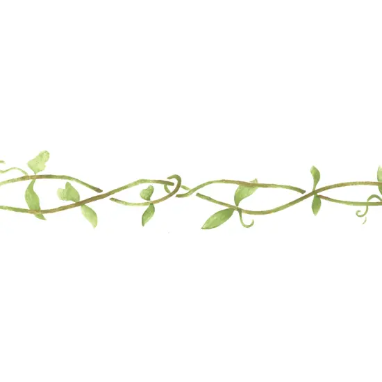 Small Vine Wall Stencil | 2823 by Designer Stencils | Floral Stencils | Reusable Art Craft Stencils for Painting on Walls, Canvas, Wood | Reusable Plastic Paint Stencil for Home Makeover | Easy to Use & Clean Art Stencil {2}