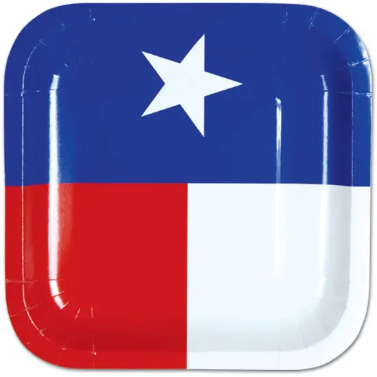 Texas Plates (Pack of 12) {1}