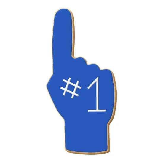 Foam Finger Cookie Cutter 4.5", CookieCutter.com, Tin Plated Steel, Handmade in the USA {3}