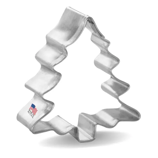 Mini Christmas Tree Cookie Cutter 1.75 in, CookieCutter.com, Tin Plated Steel, Handmade in the USA {1}