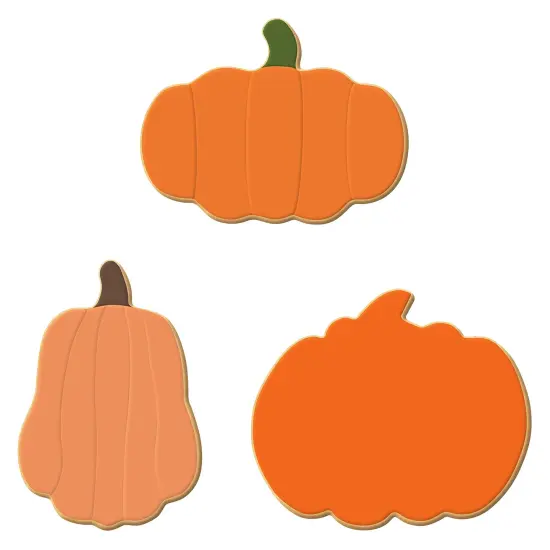 Pumpkin Cookie Cutter 3 Pc Set, CookieCutter.com, Tin Plated Steel, Handmade in the USA {2}