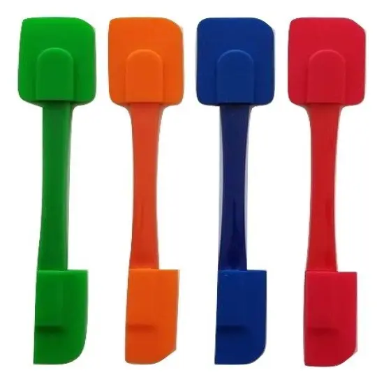 Handy Housewares 10" Double Sided Non-Stick Silicone Scraper Spatula {6}