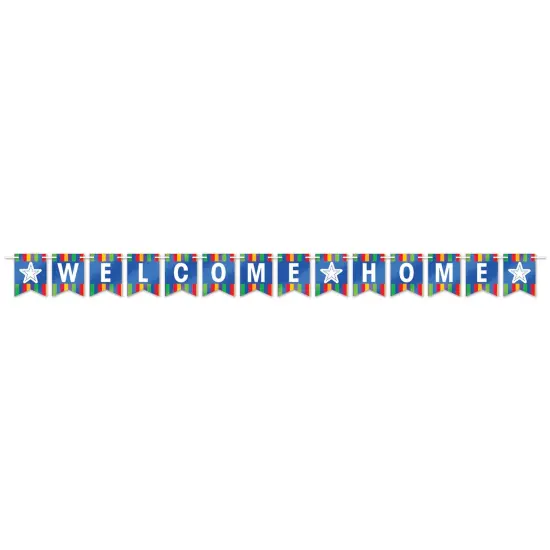Foil Welcome Home Streamer, (Pack Of 12) {1}