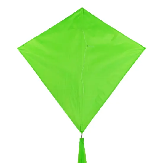 In the Breeze 3297 - Lime 30 Inch Diamond Kite - Solid Green, Fun, Easy Flying Kite {1}