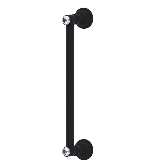 Carolina Crystal Collection 12 Inch Door Pull - Matte Black {1}