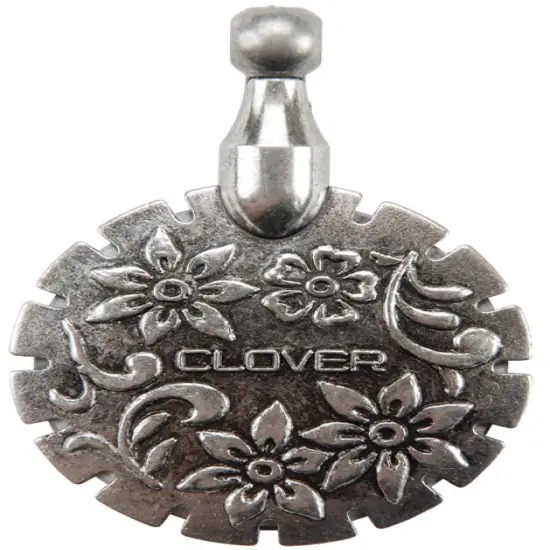 Clover Thread Cutter Pendant-Antique Silver {2}