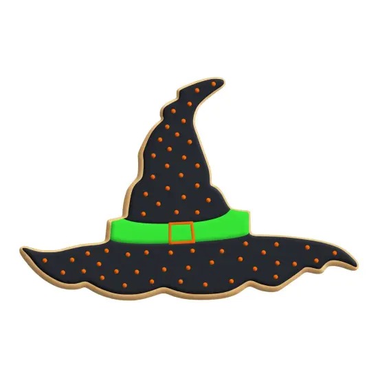 CookieCutter.com Mini Witch Hat 2 in Cookie Cutter Halloween Tin Plated Steel, Made in USA {2}