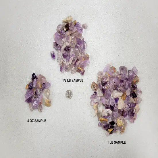 CrushedRaw Amethyst Crystal Chips {4}