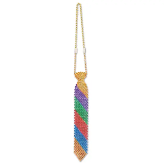 Beaded Rainbow Tie (Pack of 12) {1}