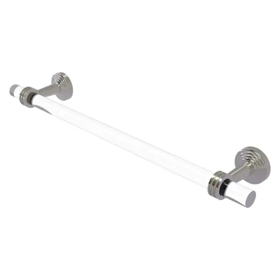 Pacific Beach Collection 36 Inch Towel Bar With Dotted Accents - Satin Nickel {1}