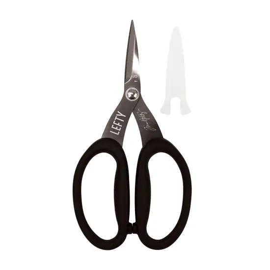 Tim Holtz Non-Stick Titanium Micro Serrated Scissors 7"-Left-Handed {2}