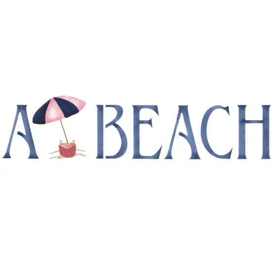 Life's a Beach Wall Stencil | 3102 by Designer Stencils | Word & Phrase Stencils | Reusable Art Craft Stencils for Painting on Walls, Canvas, Wood | Reusable Plastic Paint Stencil for Home Makeover | Easy to Use & Clean Art Stencil {2}