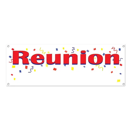 Reunion Sign Banner (Pack of 12) {1}