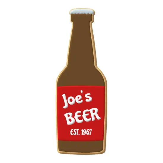 Bottle Cookie Cutter 4.5 in, CookieCutter.com, Tin Plated Steel, Handmade in the USA {3}