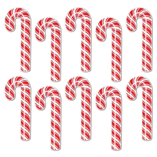 Mini Candy Cane Cutouts (Pack of 12) {1}