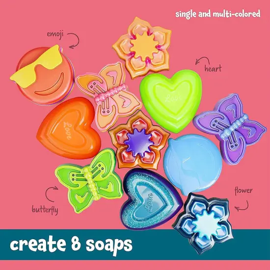 Dan&Darci Soap Making Kit for Kids - Kids Crafts Science Project Toys - Gifts for Girls and Boys Ages 6-12 - Kid DIY Soap Kits {6}