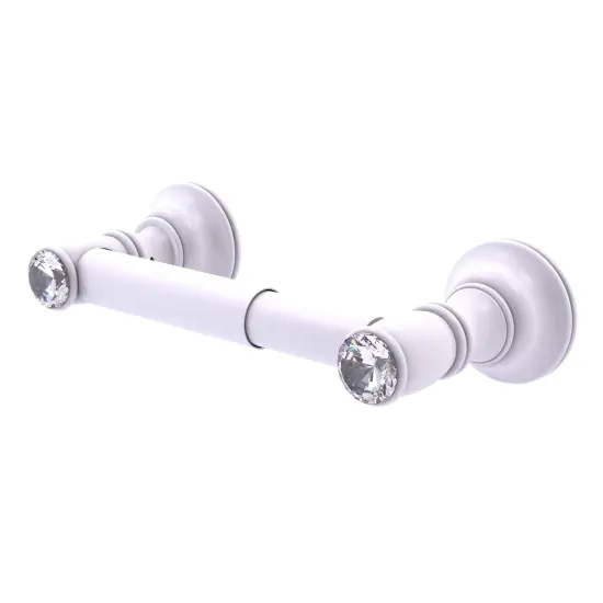 Carolina Crystal Collection 2 Post Toilet Tissue Holder - Matte White {1}