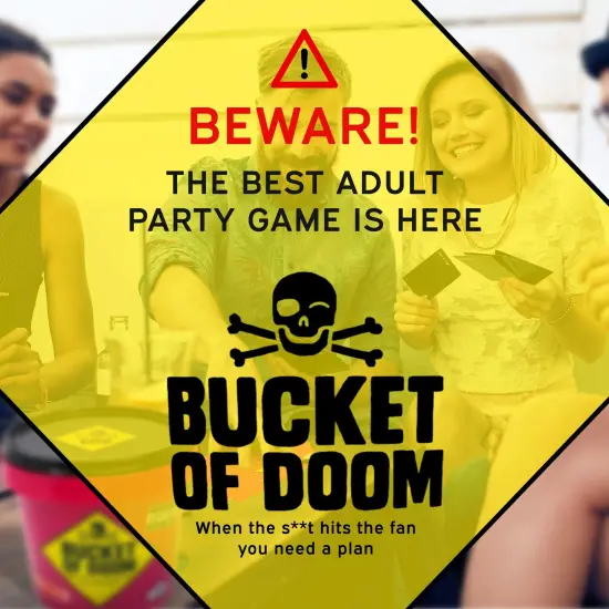Bananagrams Bucket Of Doom Game - Dirty Death Dodging Funny Party Games For Adult Parties And Gifts {2}