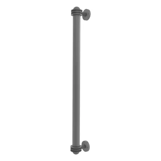 18 Inch Refrigerator Pull With Groovy Accents - 402Ag-Rp-Gym {1}