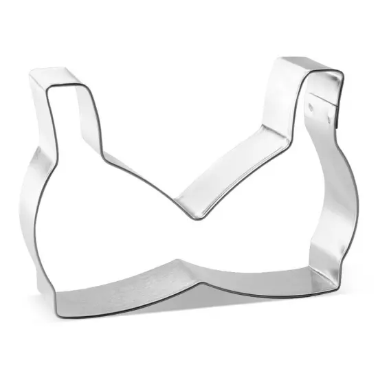 Bikini Top Cookie Cutter 3.75 in, CookieCutter.com, Tin Plated Steel, Handmade in the USA {1}