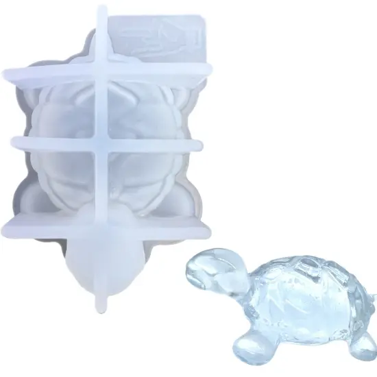 Resin Rockers Exclusive 3D Mini Turtle Mold for UV and Epoxy Resin Art {1}