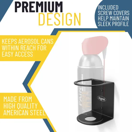 Aerosol Spray Can Holder | Craft Workspace Paint Bottle Organizer {8}