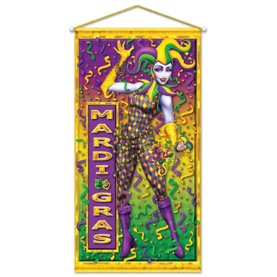 Mardi Gras Door/Wall Panel (Pack of 12) {1}