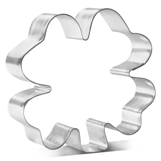 Big Four Leaf Clover Cookie Cutter 3.75 in, CookieCutter.com, Tin Plated Steel, Handmade in the USA {1}