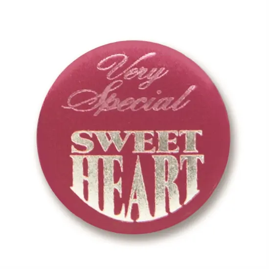 Very Special Sweetheart Satin Button, (Pack of 6) {1}