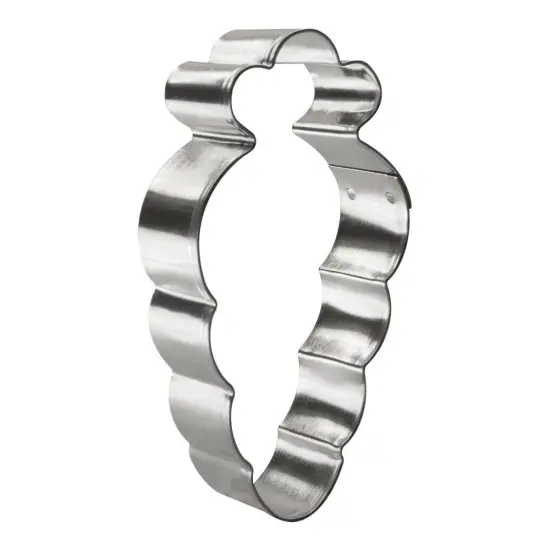 Easter Carrot Cookie Cutter 4 in B1555, CookieCutter.com, Tin Plated Steel, Handmade in the USA {1}