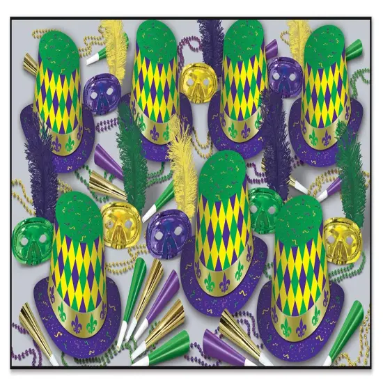 Mardi Gras Asst for 50 (Pack of 1) {1}