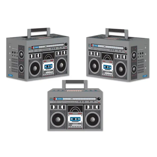 Boom Box Favor Boxes (Pack of 12) {1}