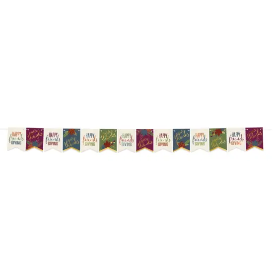 Foil Happy Friendsgiving Streamer, (Pack of 12) {1}