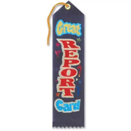 Great Report Card Award Ribbon (Pack of 6) {1}