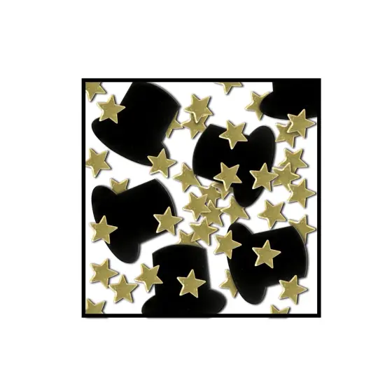 Fanci-Fetti Top Hats & Mini Stars (Pack of 12) {1}
